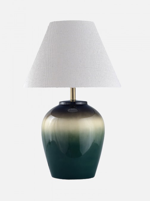 Candeeiro de Mesa Eclat em Cer�mica Verde 64 cm