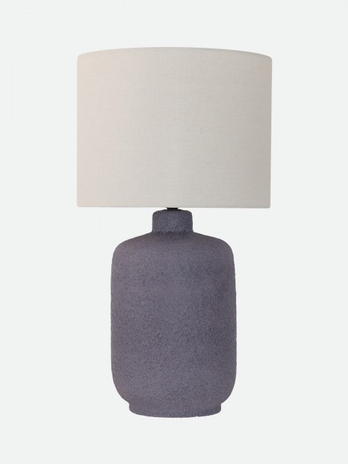 L�mpara de Mesa Granite de Cer�mica Lila 71 cm