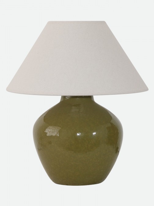 Magnolia Green Ceramic Table Lamp 52 cm