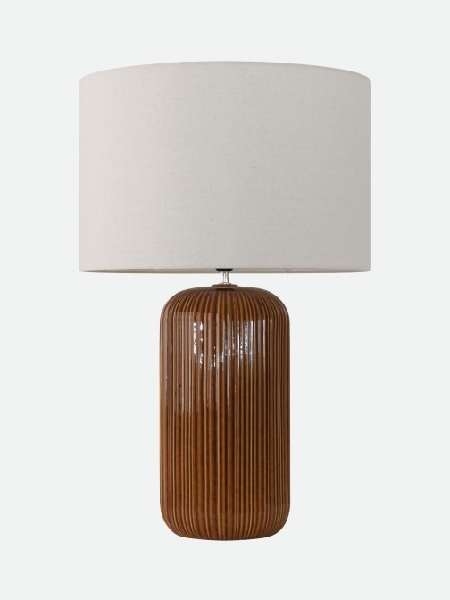 Lumina Brown Ceramic Table Lamp 79 cm