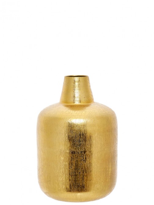 Aluminum Decorative Jar 742 Golden