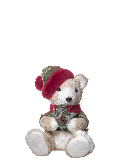 Decorative Christmas Bear 324 Beige