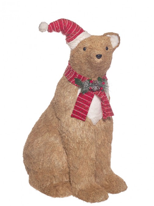 Oso Navideo Decorativo 336 Marrn