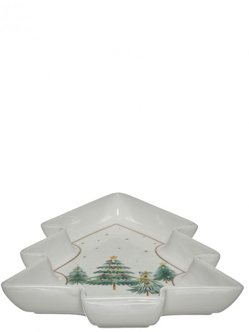 Prato Decorativo rvore de Natal 676 Branco