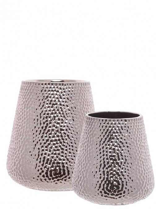 Ceramic Decorative Jar 966 Silver