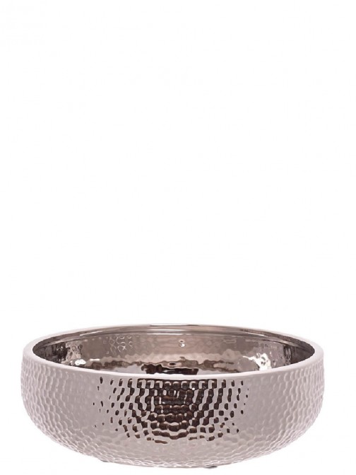 Decorative Ceramic Bowl 967 Silver