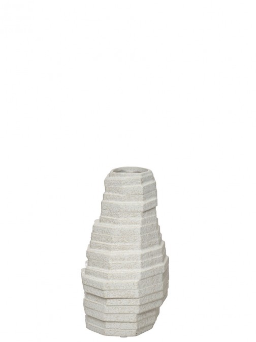 Ceramic Decorative Jar 306 White