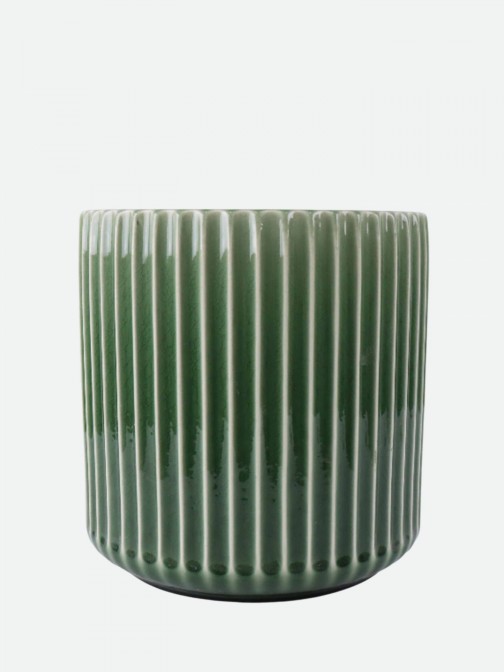 Botanica Green Decorative Ceramic Flower Pot 21 cm