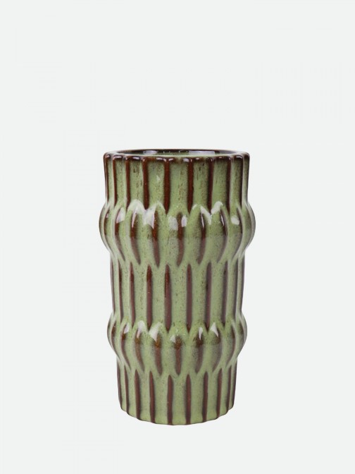Jarra Decorativa Dinasty em Cer�mica 23.5 cm
