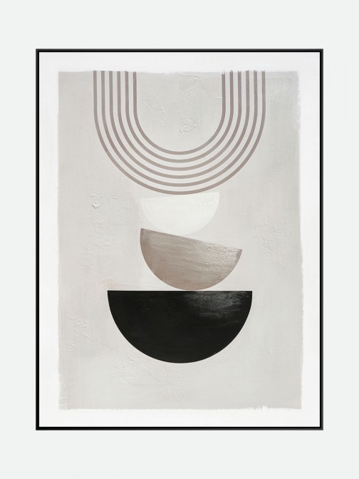 Quadro Decorativo Curve 16450 Pintado � M�o 90x120cm