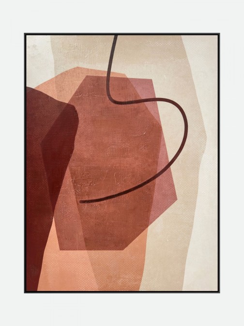 Quadro Decorativo Abstract Pintado � M�o 90x120cm