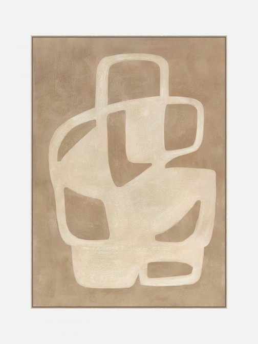 Quadro Decorativo Geo 19719 Pintado � M�o 100x140cm
