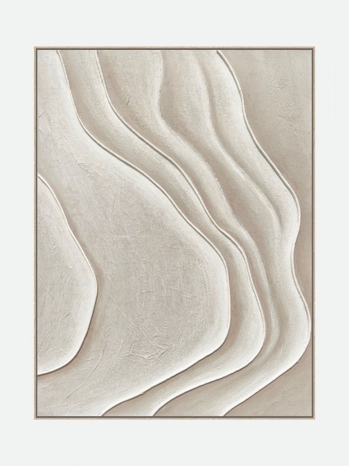 Quadro Decorativo Wave 20736 Pintado � M�o 90x120cm