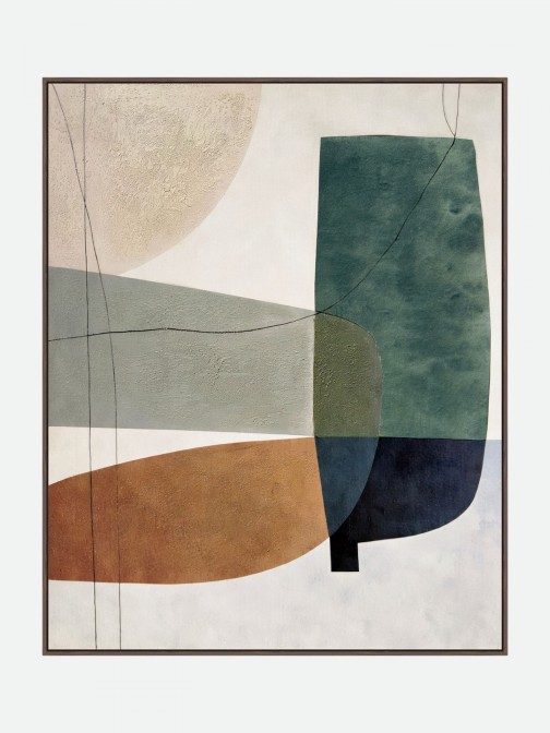 Quadro Decorativo Abstract Pintado � M�o 80x100cm