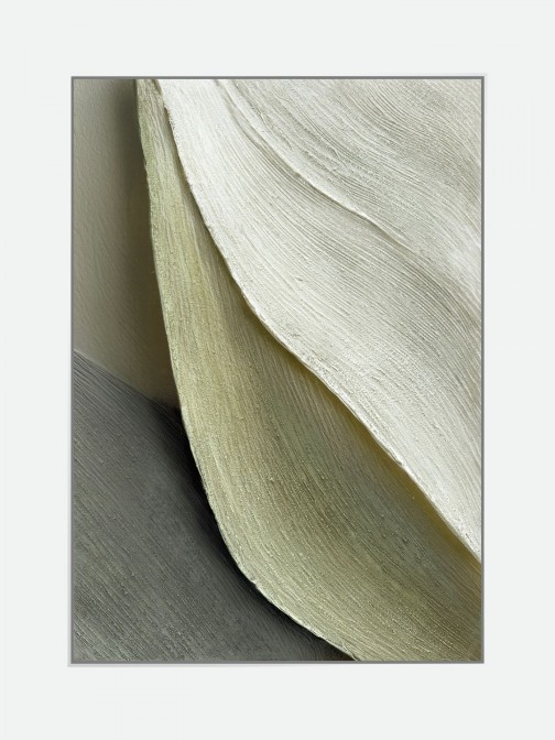 Quadro Decorativo Leaf Pintado � M�o 70x100