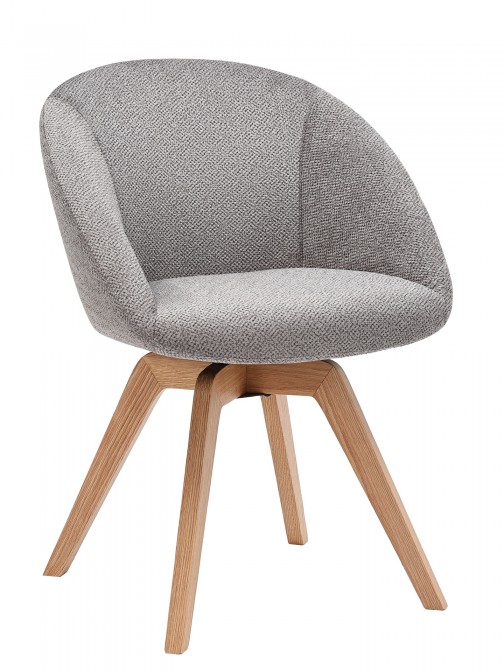 Silla de Comedor Giratria Allos Gris