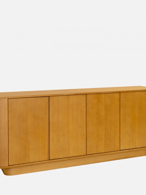 Dommel 4-door oak effect sideboard
