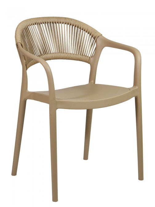 Indoor and Outdoor Chair Avelan Beige