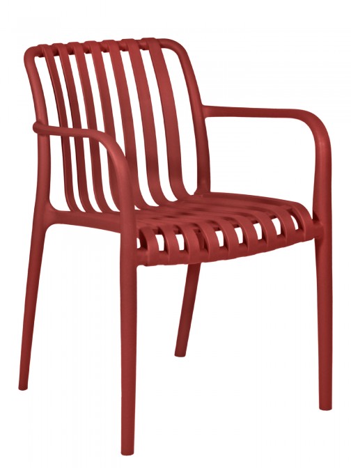 Silla para Interior y Exterior Bandol Roja