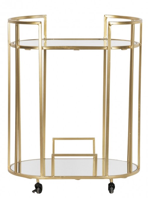 Metallic Tea Cart 084 Golden