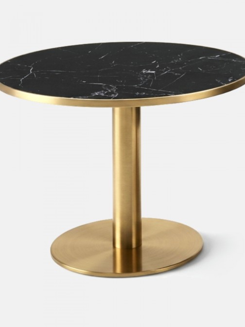 SAVA black porcelain coffee table �60cm