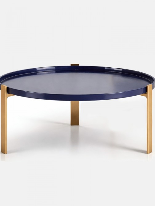 KORANA blue ceramic coffee table �80cm