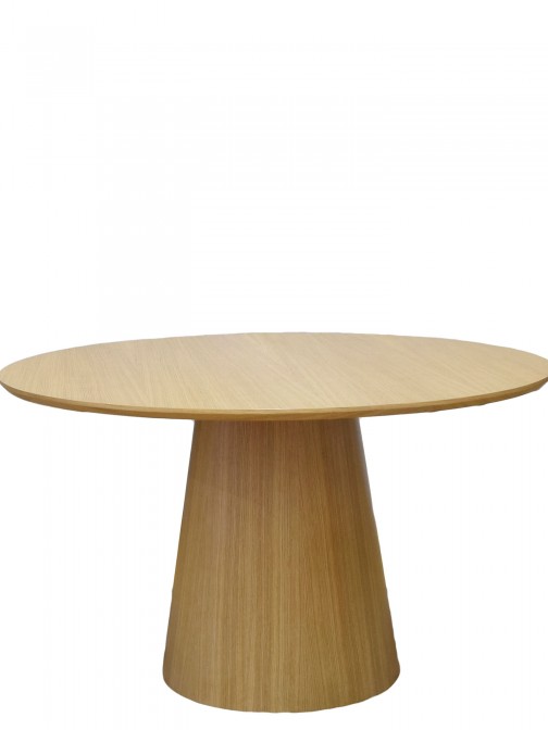Walnut Round 135cm Dining Table Pictor