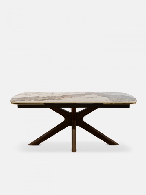 Extendable Dining Table 180(260)X100 cm Columba Gloss Pandora