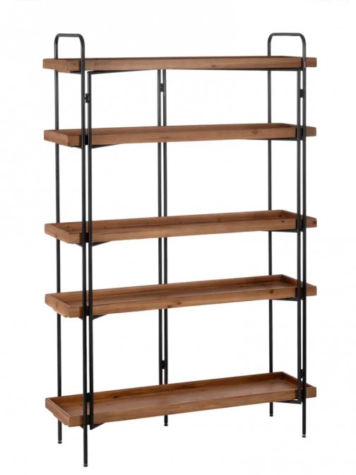 Metal/Wood Bookcase 205