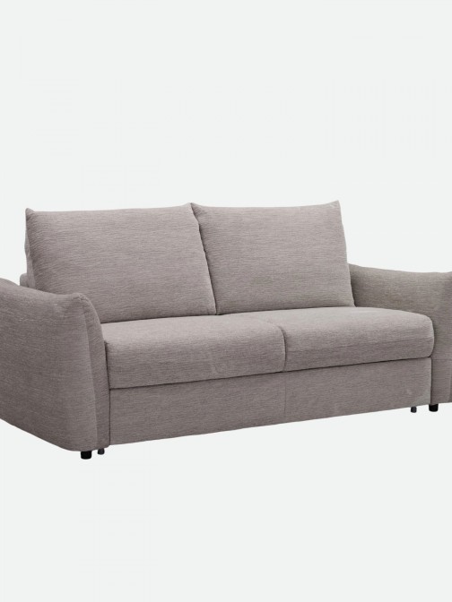 ORIA 3 seater sofa bed taupe