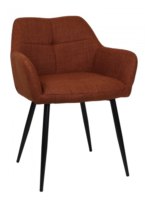 Silla de Comedor de Tejido Narbona Naranja