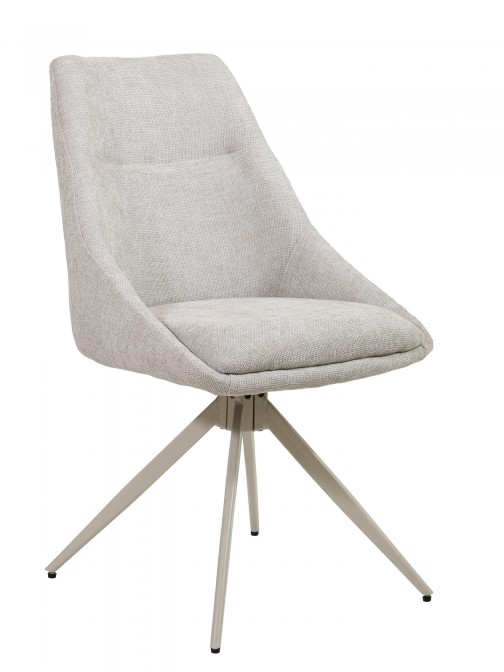 Silla de Comedor Giratria Caen Gris/Crema - Pack 4