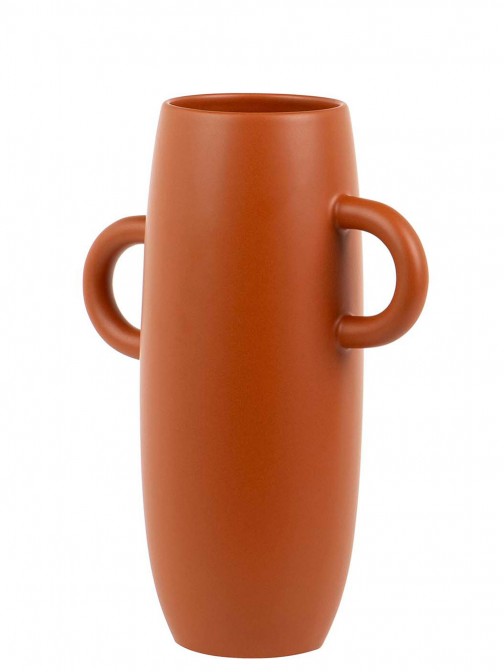 Floreira de Cermica 684 Laranja Terracota Mate