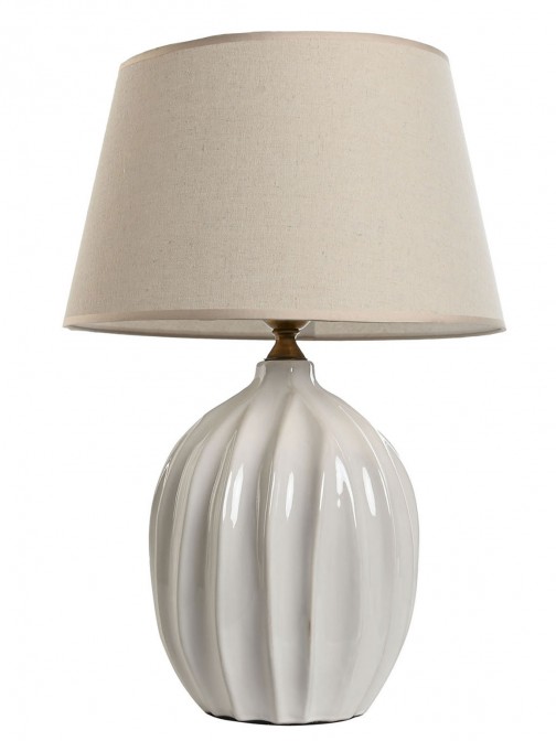 Candeeiro de Mesa de Cermica 970 Branco