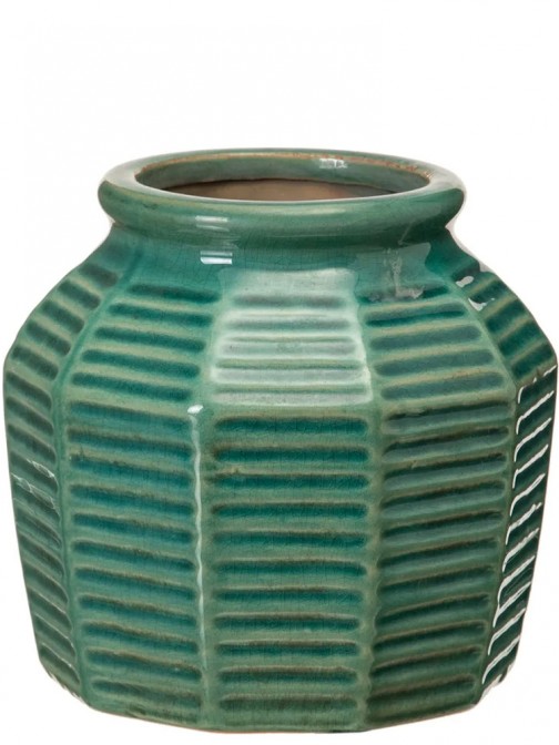Vaso Decorativo de Cerâmica 211 Verde