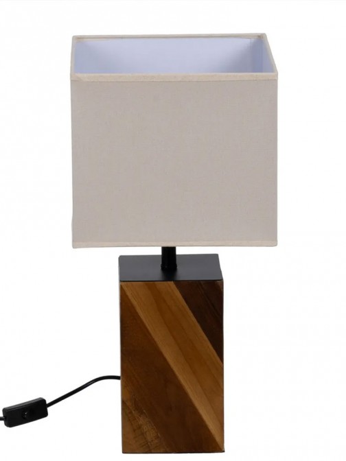 Wooden Table Lamp 426 Brown