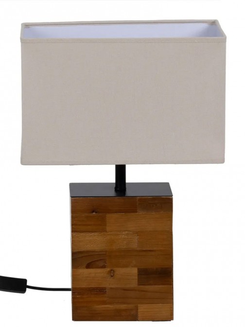 Wooden Table Lamp 427 Brown