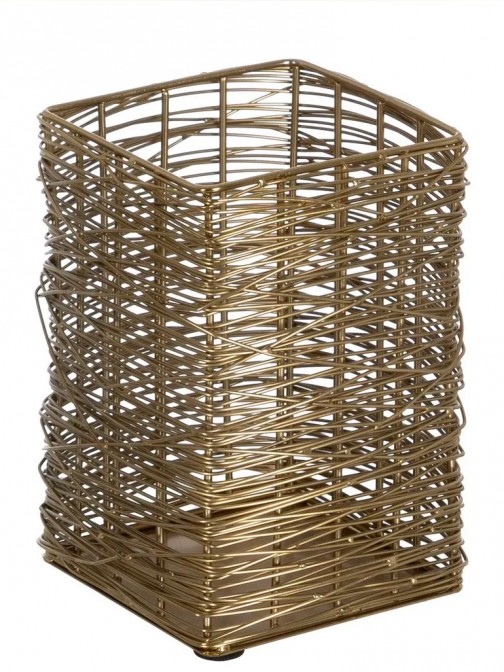 Vaso Decorativo de Metal 883 Dourado