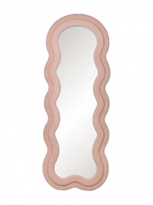 Wooden Floor Mirror 658 Pink