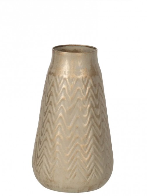 Iron Vase 080 Golden/Beige