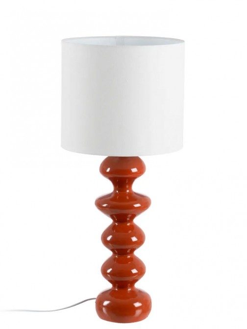 Candeeiro de Mesa de Resina 858 Terracota