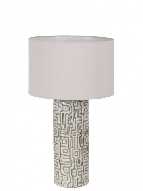 Candeeiro de Mesa de Cermica 083 Branco