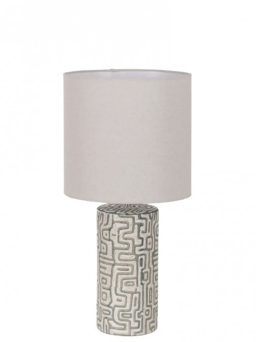 Candeeiro de Mesa de Cerâmica 084 Branco