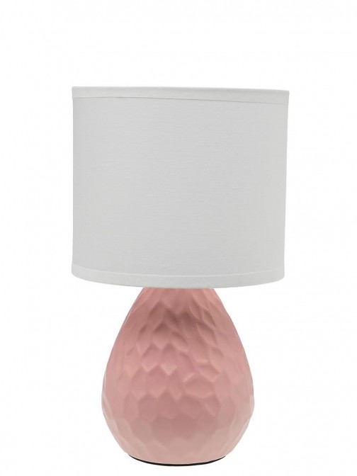 Lmpara de Mesa de Cermica 280 Rosa