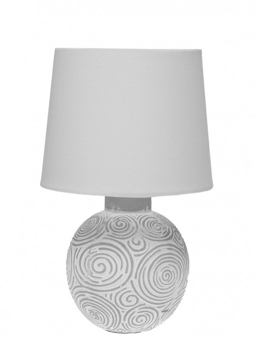 Candeeiro de Mesa de Cermica 192 Branco