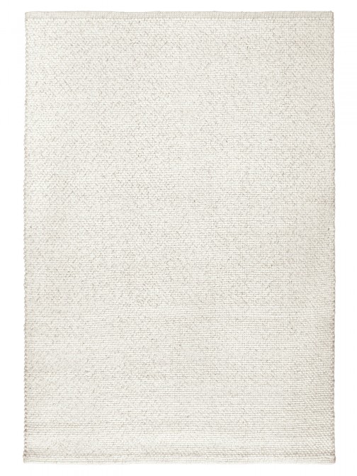 Tapete de L e Algodo Natural Link 001 Branco