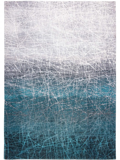 Alfombra Abstracta Freeze Chenille 8877 Azul