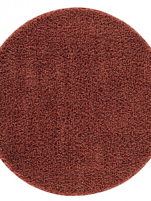 Plain Round Rug Dakar 71431/803 Red