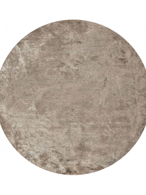 Plain Round Rug Glam Velvet 71431/831 Beige