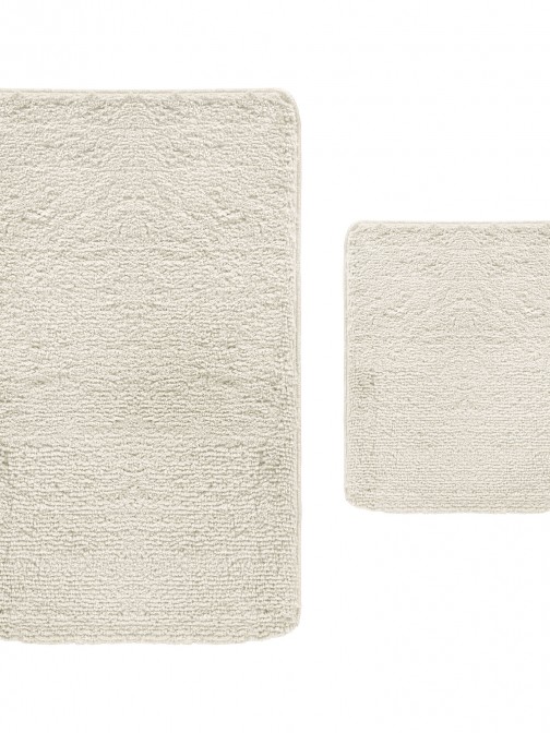 Viena Bath Rug Set White